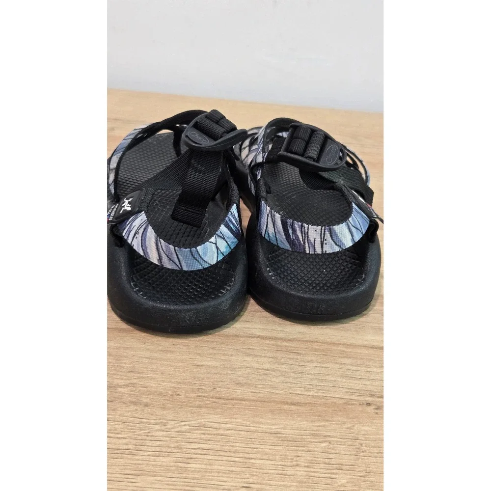 Chaco Z/X2 Sandals Womens‎ 6 Blue pattern Toe Loop Hiking Sport Water USA Beach